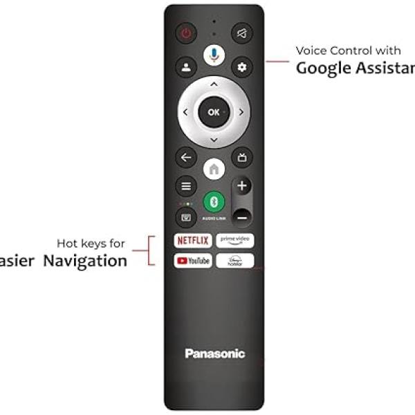 Panasonic 139 cm (55 inches) 4K Ultra HD Smart LED Google TV TH-55MX660DX (Black)