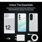 Oppo K12x 5G with 45W SUPERVOOC Charger in-The-Box (Breeze Blue, 128 GB) (6 GB RAM)