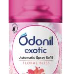 DABUR Odonil Exotic Automatic Spray Refill - 225Ml | Floral Bliss