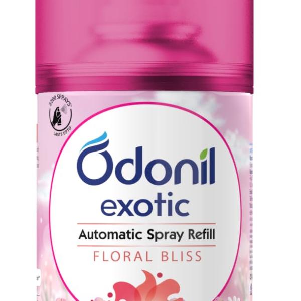 DABUR Odonil Exotic Automatic Spray Refill - 225Ml | Floral Bliss