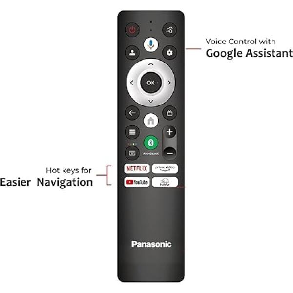 Panasonic 164 cm (65 inches) 4K Ultra HD Smart LED Google TV TH-65MX660DX (Black)