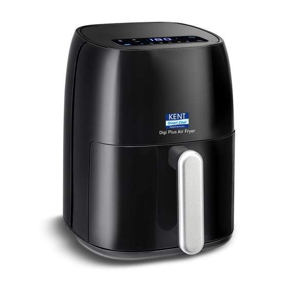 KENT Digi Plus Air Fryer | 4L Capacity & 1300W | Fry, Grill, Roast & Bake