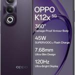 Oppo K12x 5G with 45W SUPERVOOC Charger in-The-Box (Midnight Voilet, 128 GB) (6 GB RAM)