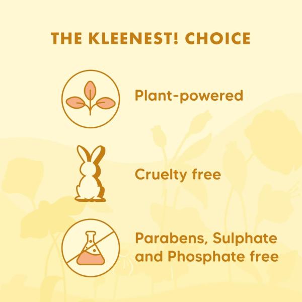 Kleenest Natural Dishwash Liquid 2 litre | With Lemon Odour Busters |