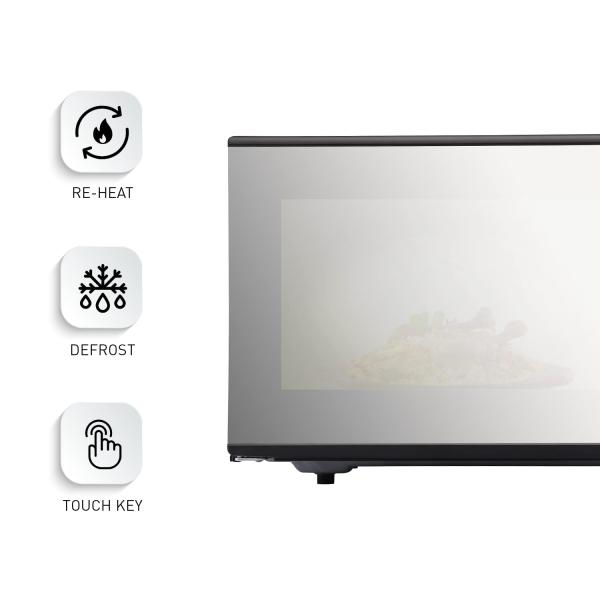 Panasonic 23L Convection Microwave Oven(NN-CT353BFDG,Black Mirror, 360° Heat Wrap, Magic Grill)