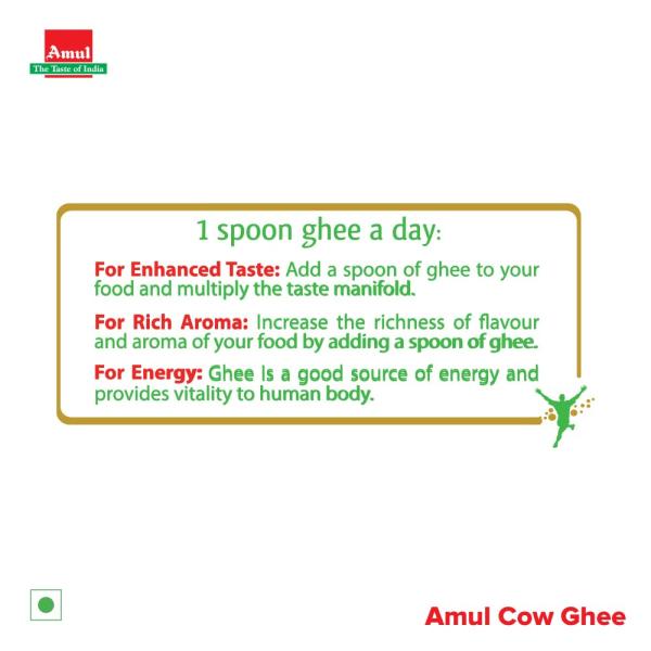 Amul Cow Ghee, 1 Liter Tetra Pk