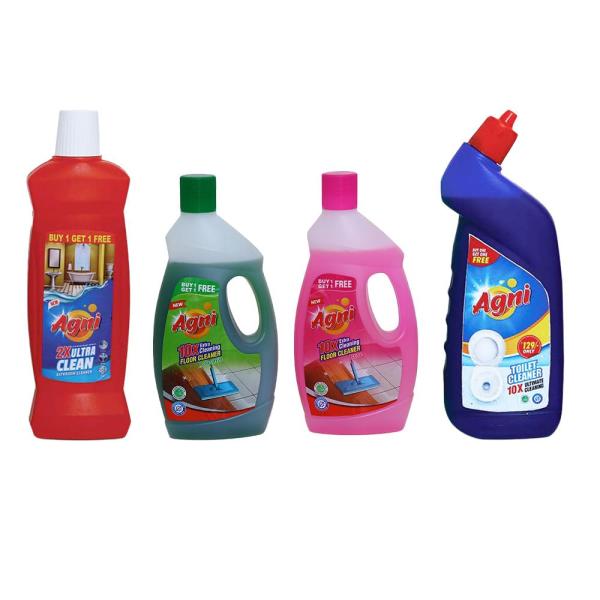 GROCERY   Agni Toilet Cleaner + Bathroom Cleaner + Floor Cleaner