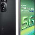 Vivo T3 Lite 5G Smartphone (Majestic Black, 6GB Ram 128GB Storage)