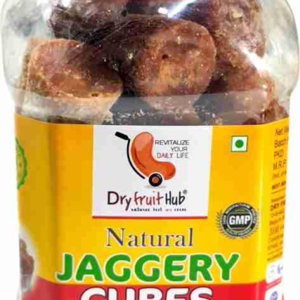 Dry Fruit Hub Fresh Jaggery Cubes Gud Shakkar (Chini) Substitute