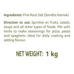A TATA Product - Organic India Pink Rock Salt, 1Kg Pouch