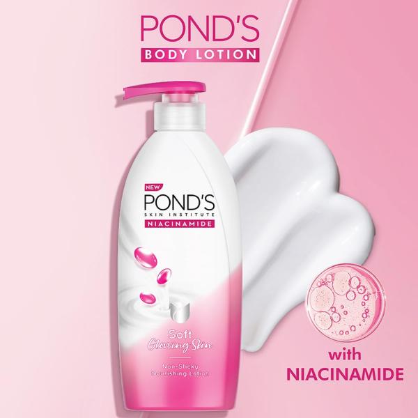 POND's Triple Vitamin Moisturising Body Lotion, 275Ml, For Dry Skin, Smooth And Soft Skin (Pack of 2)