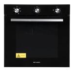 Faber 80L Built-In Black Finish Oven Push/Pull Knob Control with Digital Display 6 Cooking Functions with Rotisserie Grill Rack Universal Pan Free 1 Year Extended warranty