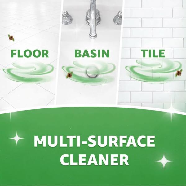 Lizol Fresh & Clean Bathroom Cleaner | Pine | 1L | 10X Better Cleaning