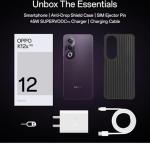 Oppo K12x 5G with 45W SUPERVOOC Charger in-The-Box (Midnight Voilet, 128 GB) (6 GB RAM)