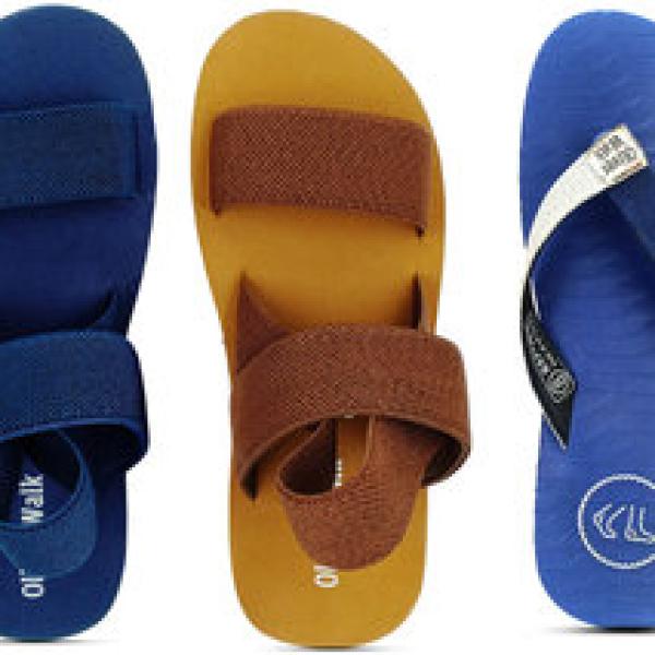 Mens WALK Slipper - Sandal Set of 3