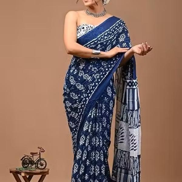 women cotton saree