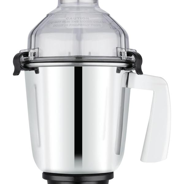 Bajaj Twister Mixer Grinder | 750 Watts | 3 Jars | Multitasker Blade | 2 Yr Warranty 【White】
