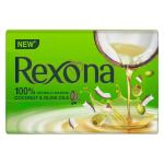 Rexona Coconut and Olive Oil Soap For Silky Smooth Skin, 4X100 g