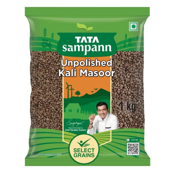 Tata Sampann Unpolished Kali Masoor Dal, 1kg