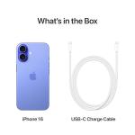 iPhone 16 256 GB: 5G Mobile Phone with Camera Control, A18 Chip and a Big Boost in Battery Life. Works with AirPods; Ultramarine