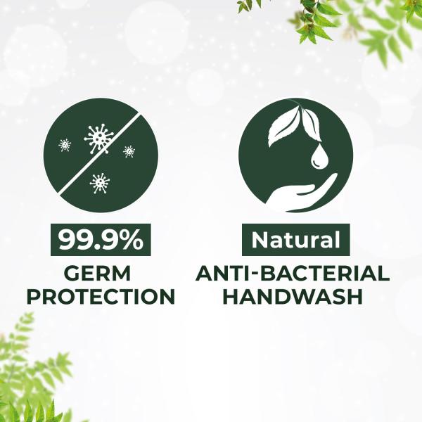 Margo Natural Anti-Bacterial Handwash for Soft, Hydrated hands - 1500ml Refill Pack [ Pack of 1 ]