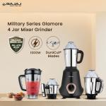 Bajaj Military Series Glamore 1000 W Mixer Grinder With 4 Jars