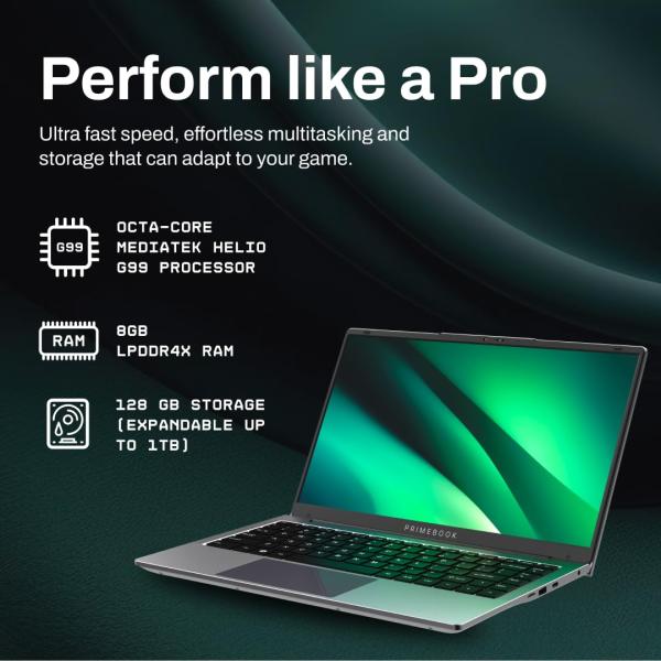 Primebook 2 Pro 2025 (New Launch) | 8GB RAM, 128GB UFS Storage