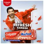 GROCERY   Colgate Max Fresh Bad Breath Treatment Toothpaste & Gentle Enamel Ultra Soft Bristles Manual Toothbrush for adults, 4 Pcs (Buy2 Get 2)& Plax Pepper Mint Mouthwash- 500 ml