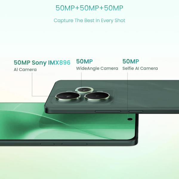 realme 15 Pro 5G Smartphone 8+128GB Green,4K 60FPS,