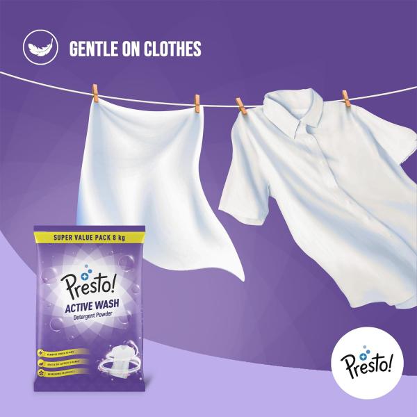 Amazon Brand - Presto! Active Wash Detergent Powder