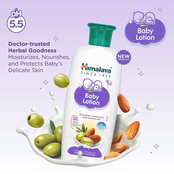 Himalaya Baby Massage Oil (500ml) + Gentle Baby Lotion (400ml) - Combo Set | No.1 Doctor Recommended Brand