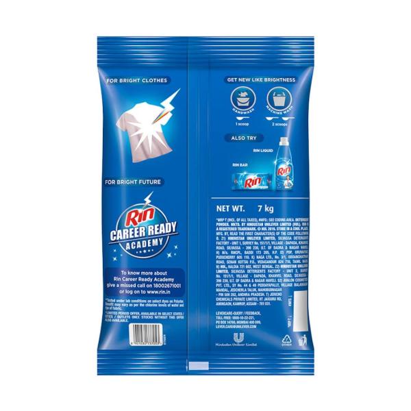 Rin Advanced Detergent Powder 7 Kg Pack|