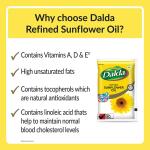 Dalda Refined Sunflower, 840g (Pouch)