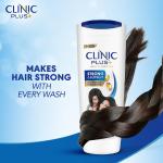 Clinic Plus Strong & Long Shampoo 340 ml|| With Milk Proteins & Multivitamins for Healthy and Long Hair - Strengthening Shampoo for Hair Growth