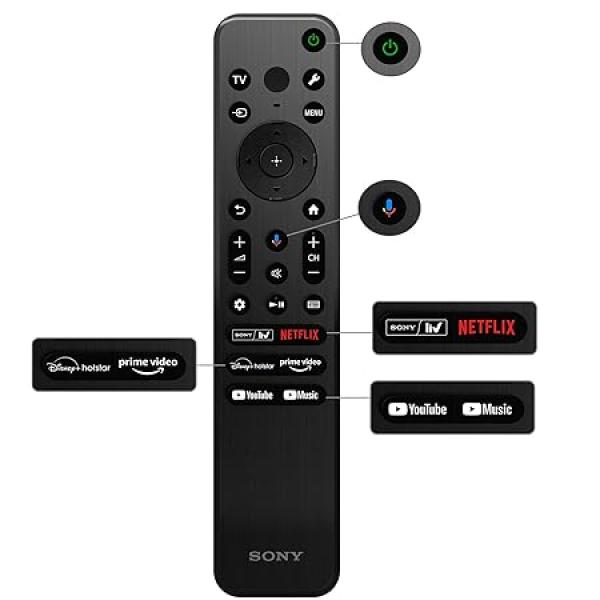 Sony 164 cm (65 inches) BRAVIA 2 4K Ultra HD Smart LED Google TV K-65S25 (Black)