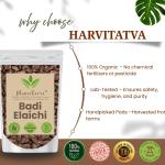HarviTatva Badi Elaichi Whole (Black Cardamom) – 100% Natural