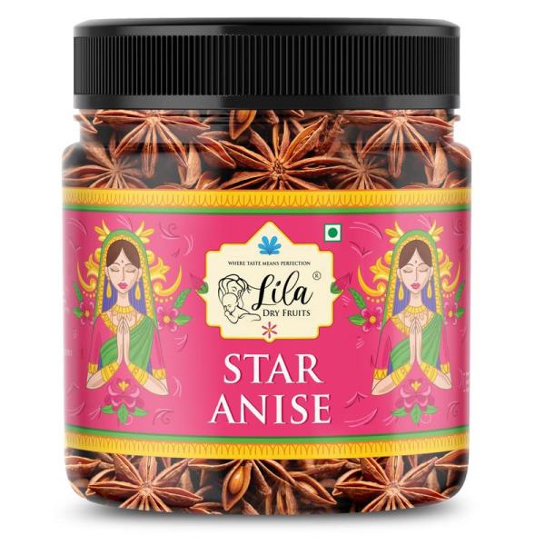 LILA DRY FRUITS Star Anise 400 Grams | Aromatic and Flavorful Dried Star Anise Pods for Cooking and Baking