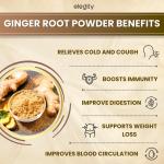 Elegity Ginger Root Powder 200 gm (Pack of 1) | No Added Preservatives