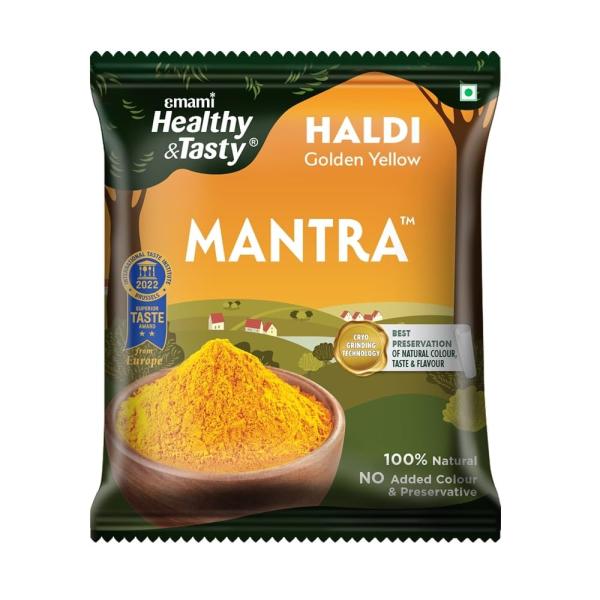 Emami Healthy & Tasty Mantra Haldi (Turmeric) Powder (500 grams) | 100% Natural