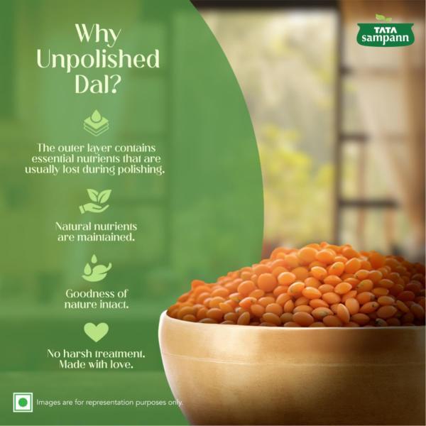 Tata Sampann Masoor Dal, Whole, 1kg