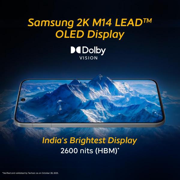 iQOO 15 (Alpha, 12GB RAM, 256GB Storage) | Fastest Snapdragon 8 Elite Gen 5 Processor* | Origin OS 6 - Out of The Box* | Samsung 2K M14 Lead OLED Display - First time Ever in Android