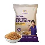 Sugar.fit Sugar Control Low GI Brown Rice, High Fiber & Gluten-Free, 100% Organic and Natural