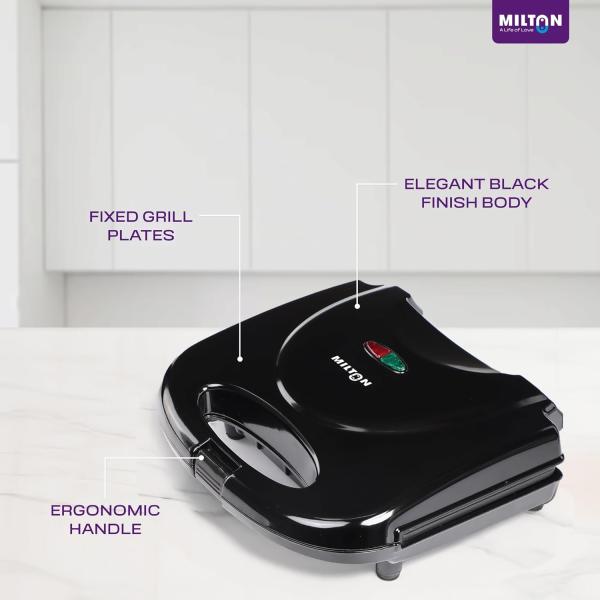 MILTON Express 800 Watt Grill Sandwich Maker