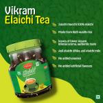 VIKRAM Elaichi CTC Tea | 100% Natural Ground Cardamom blended with Assam Tea