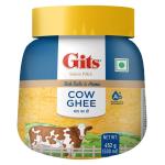 Gits Cow Ghee 500 ml Jar | Pack of 1 | Aroma in every drop |Pure Veg, Pure Cow Ghee, Desi Ghee, No preservatives