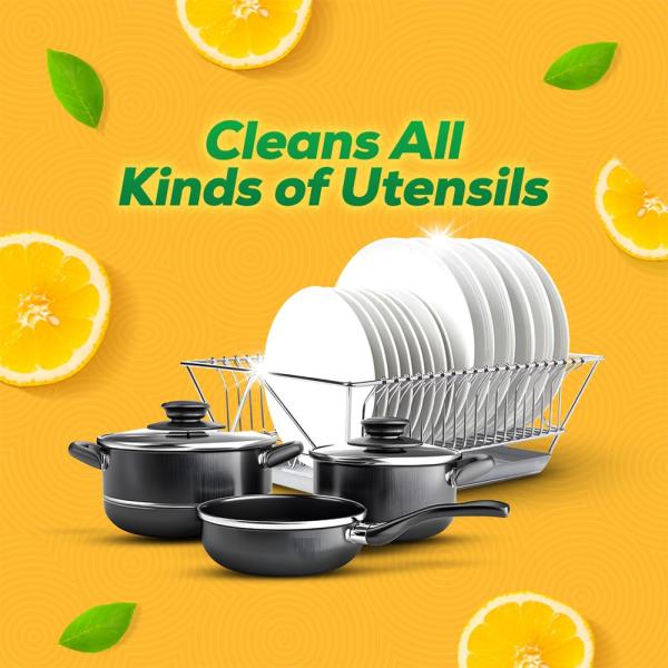 Vim Dishwash Liquid 3.2L pouch | Removes 100+ Odours & Grease in 1 wash