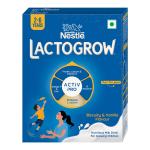 Nestle LACTOGROW Nutritious Milk Drink Powder | Biscuity Vanilla Flavour (2 - 6 Years), 400g, Bag-In-Box Pack