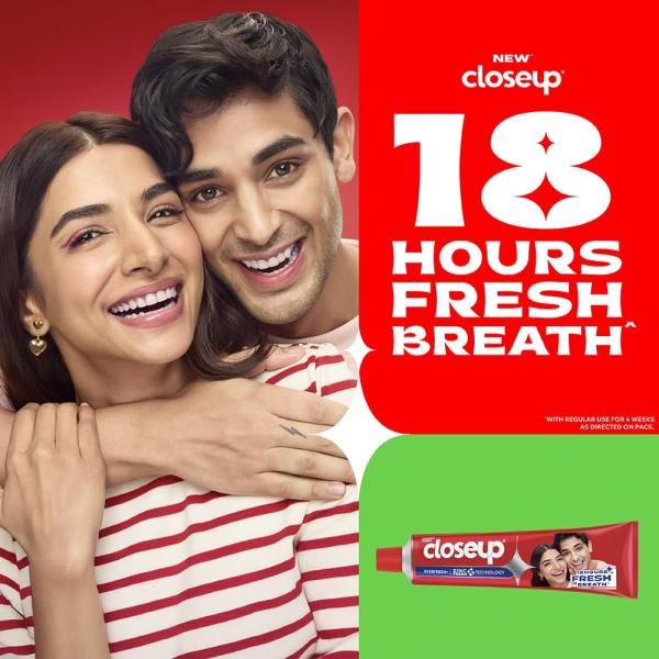 Closeup Everfresh+ Anti-Germ Gel Toothpaste Red Hot|| Save Rs. 20|| 150 g (Pack of 2)