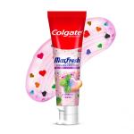Colgate MaxFresh Rainbow Fresh Gel Toothpaste, with Heart Shaped Cooling Crystals, Triple Mint Flavour, and Ultrafreeze Technology for Intense Freshness, 100g