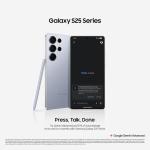 Samsung Galaxy S25 Ultra 5G AI Smartphone (Titanium Silver White, 12GB RAM, 256GB Storage), 200MP Camera, S Pen Included, Long Battery Life